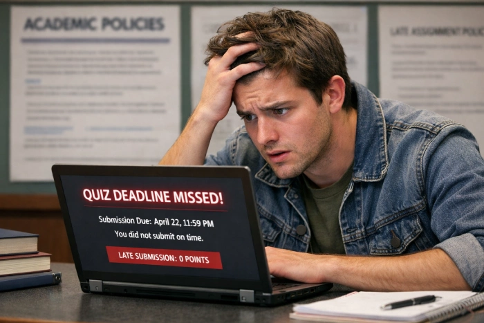 Online Quiz Missed
